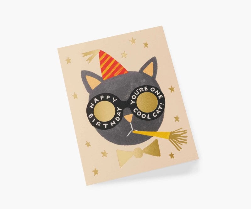 Rifle Paper Co. birthday card Birthday Cat Card