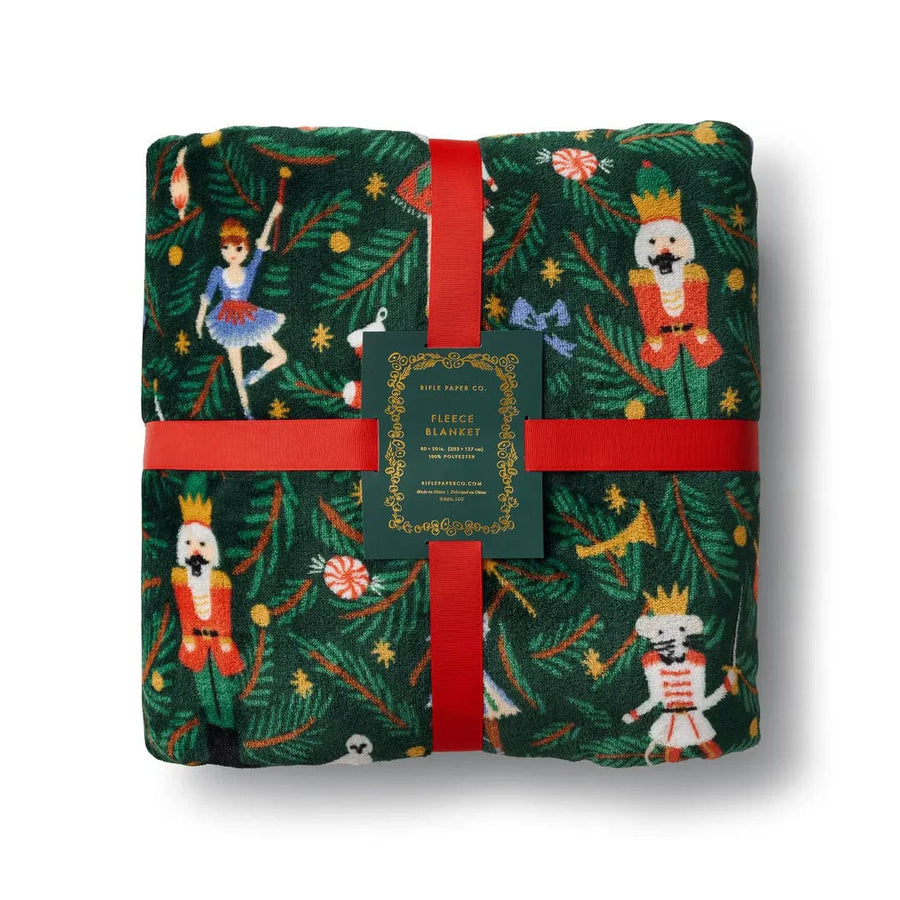 Rifle Paper Co. Blankets Nutcracker Fleece Blanket