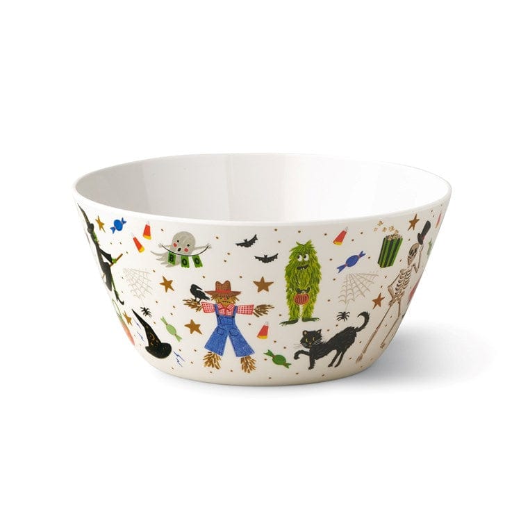 Rifle Paper Co. Bowl Halloween Parade Melamine Serving Bowl