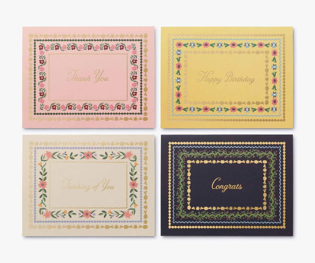 Rifle Paper Co. Boxed Card Set Wildwood Keepsake Card Box