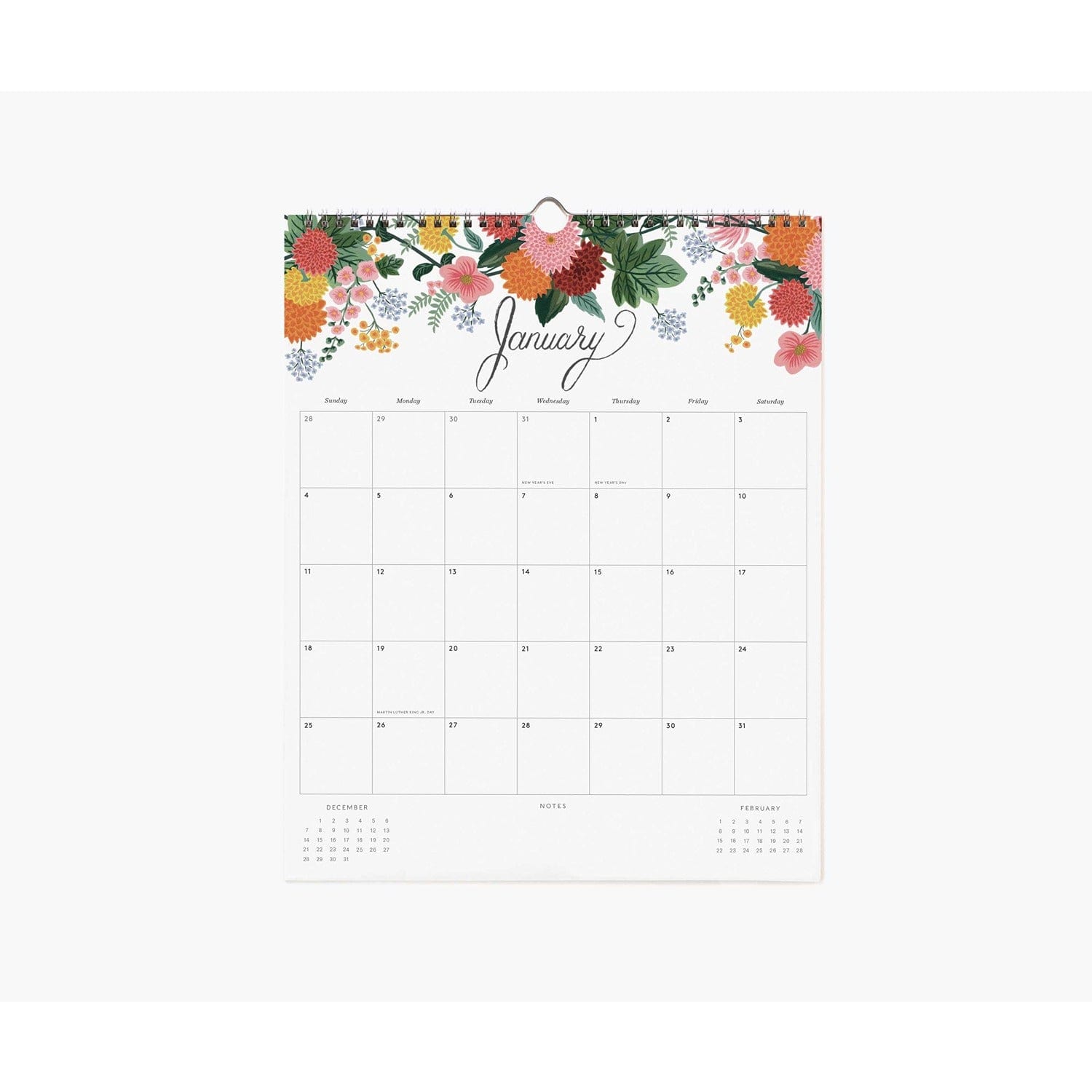 Rifle Paper Co. Calendar 2026 Dahlia Appointment Calendar