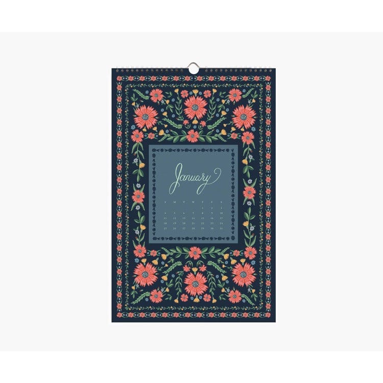 Rifle Paper Co. Calendar 2026 Flora Wall Calendar