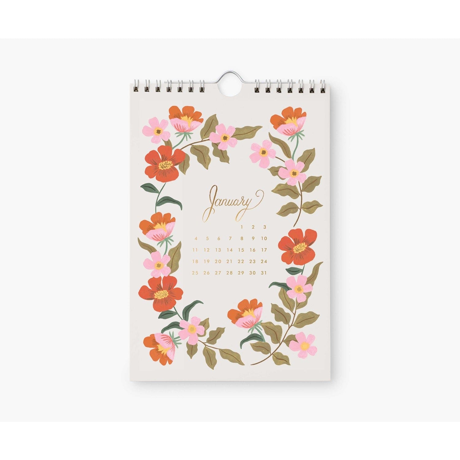 Rifle Paper Co. Calendar 2026 Strawberry Fields Kitchen Calendar (6x9)