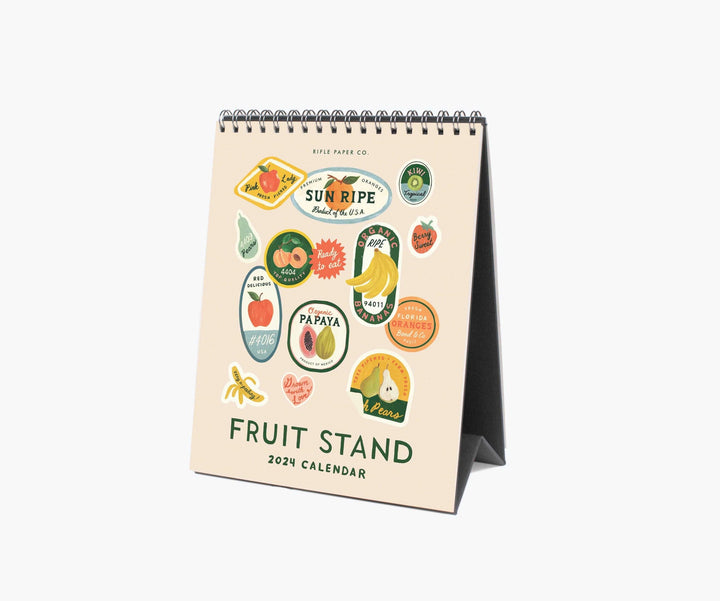 Rifle Paper Co. Calendars 2024 Fruit Stand Desk Calendar