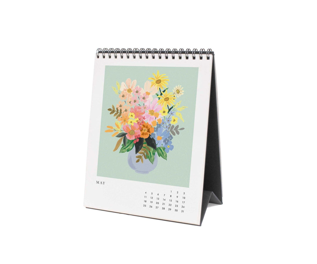 Rifle Paper Co. Calendars 2025 Flower Studies Desk Calendar