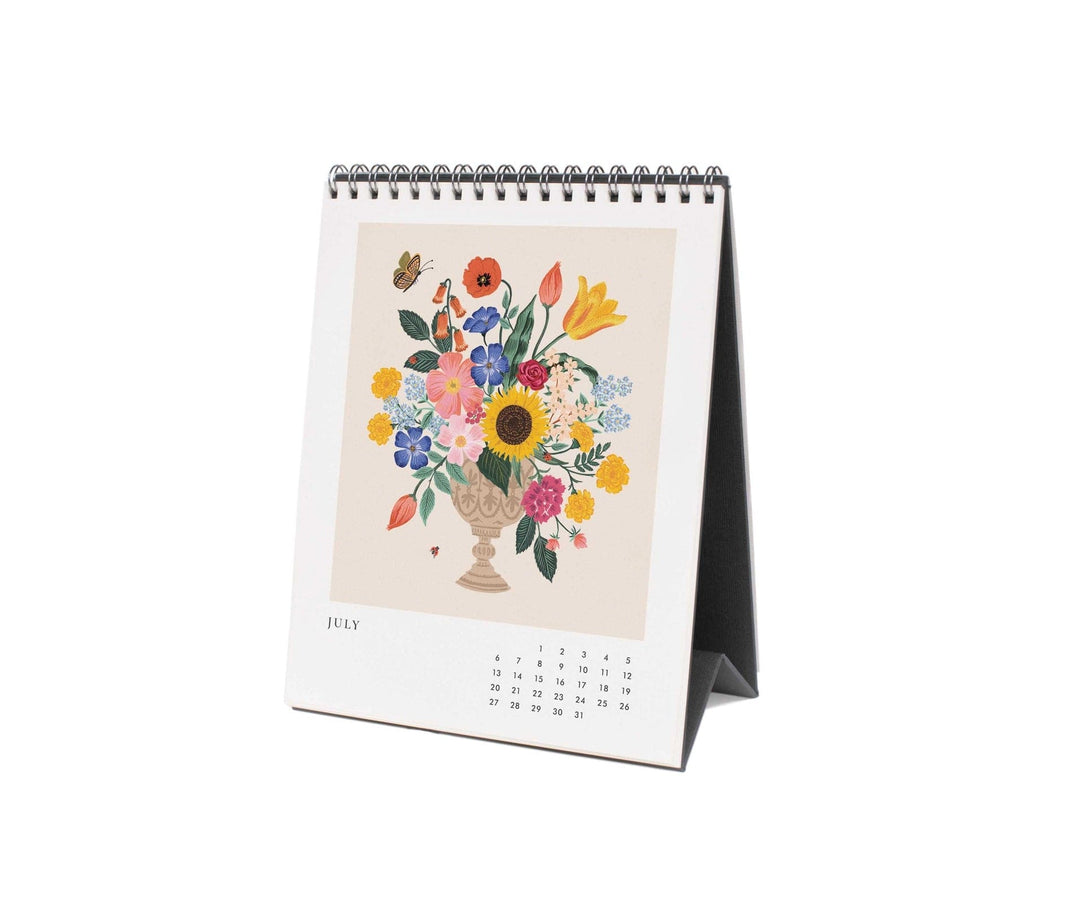 Rifle Paper Co. Calendars 2025 Flower Studies Desk Calendar