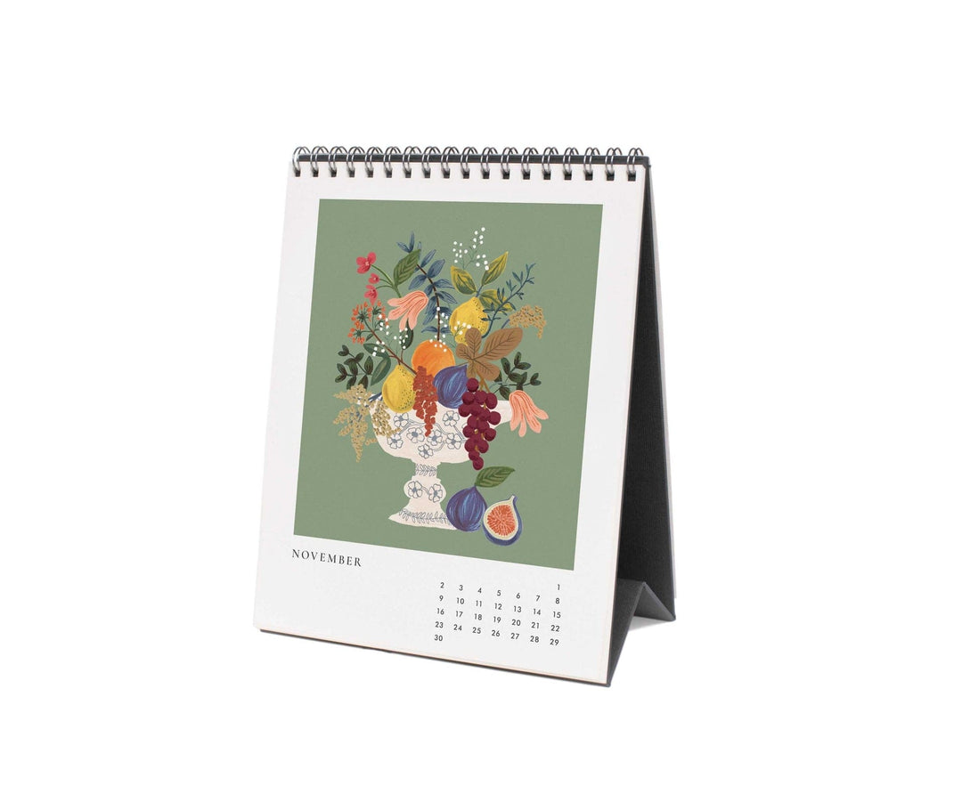 Rifle Paper Co. Calendars 2025 Flower Studies Desk Calendar