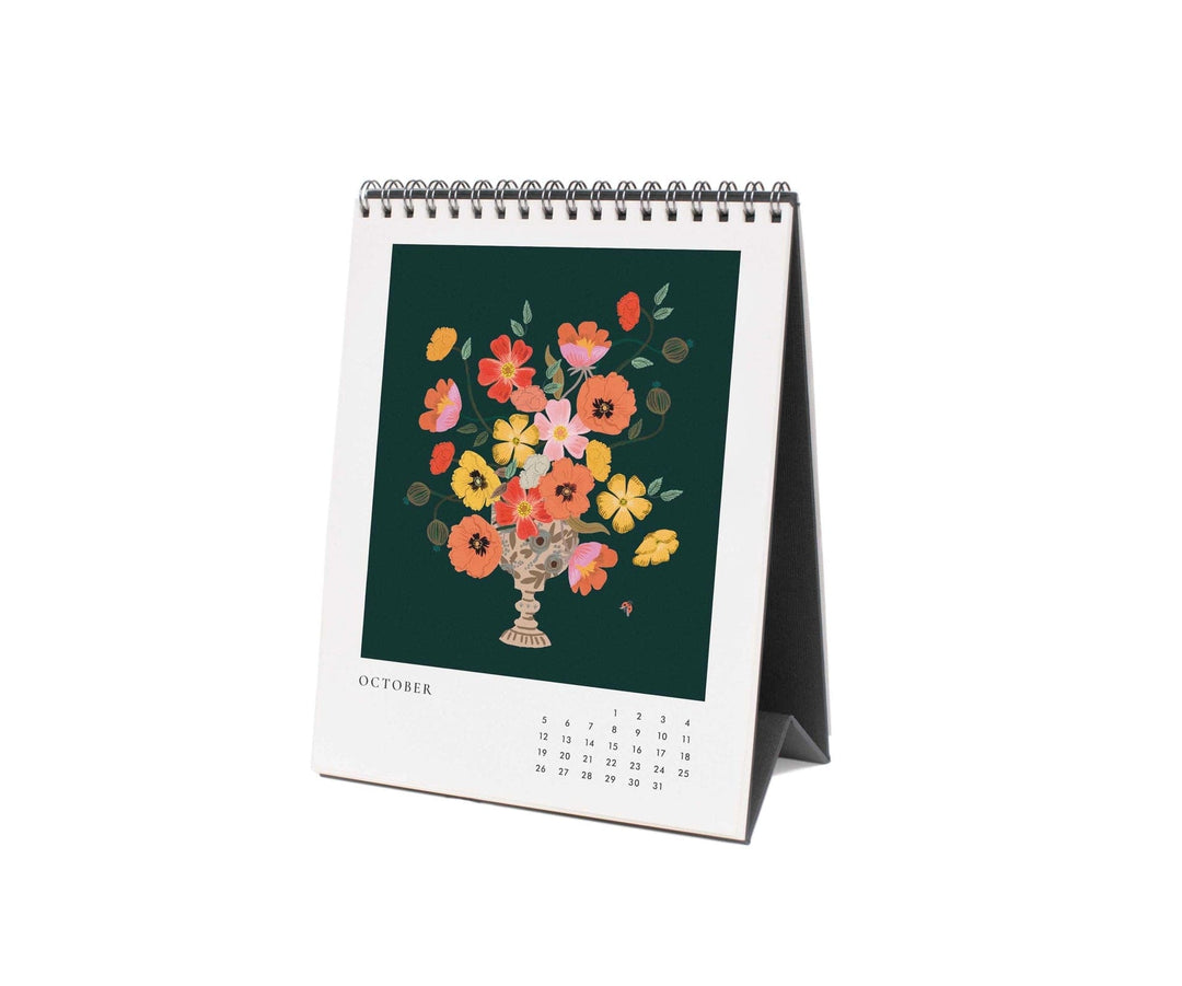 Rifle Paper Co. Calendars 2025 Flower Studies Desk Calendar