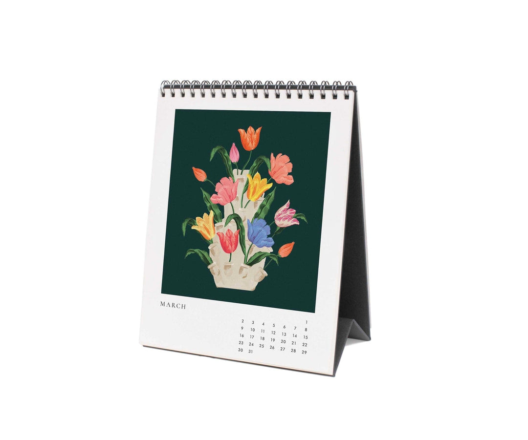 Rifle Paper Co. Calendars 2025 Flower Studies Desk Calendar