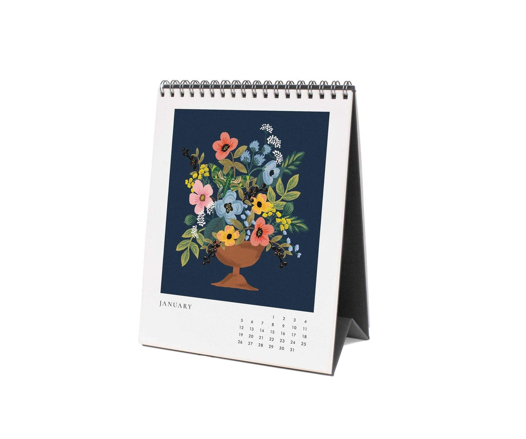 Rifle Paper Co. Calendars 2025 Flower Studies Desk Calendar