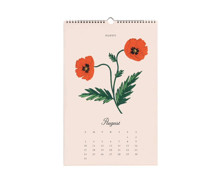 Rifle Paper Co. Calendars 2025 Say It With Flowers Wall Calendar