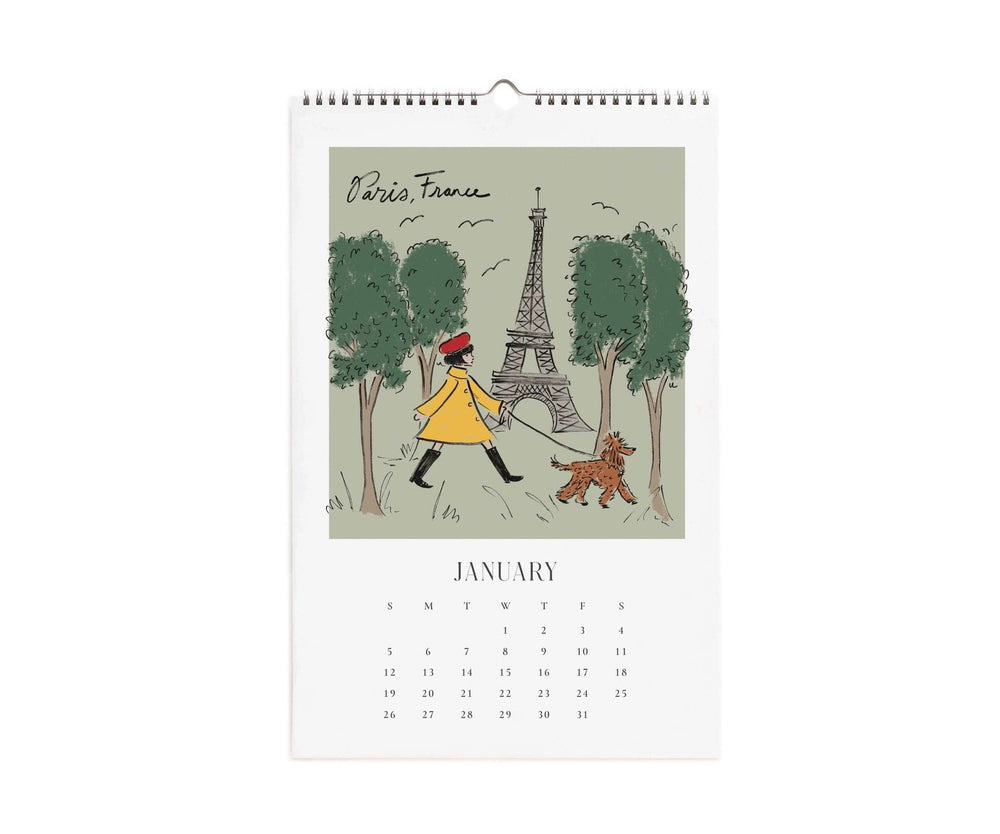World Traveler Calendar 2025