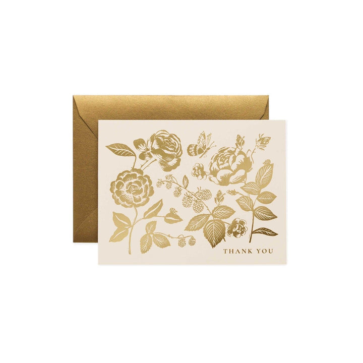 Rifle Paper Co. Card English Rose Thank You Card