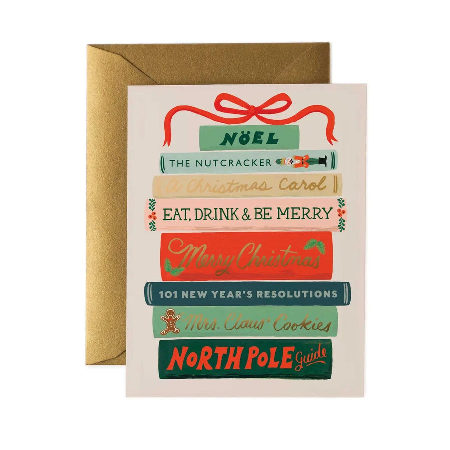 Rifle Paper Co. Card Holiday Books Card