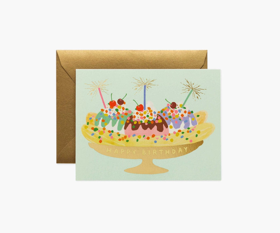 Rifle Paper Co. Card Ice Cream Sundae Birthday Card