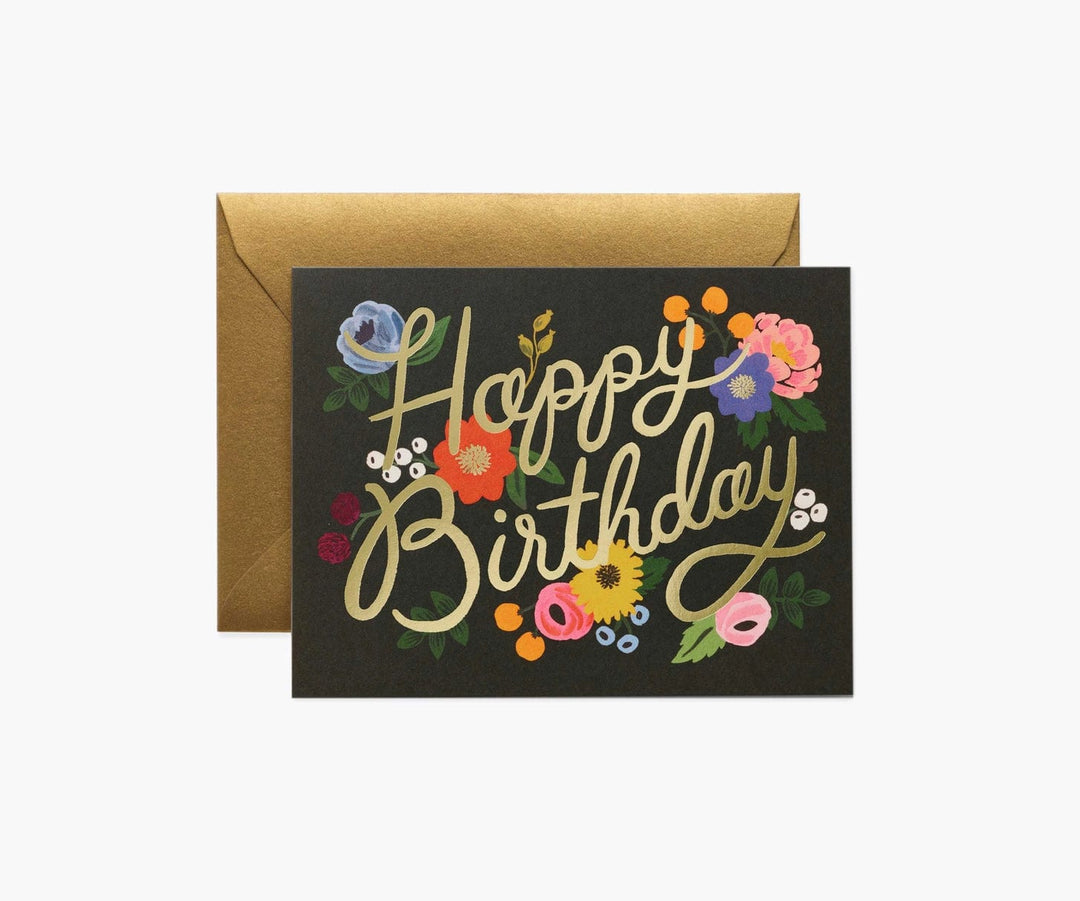 Rifle Paper Co. Card Vintage Blossoms Birthday Card