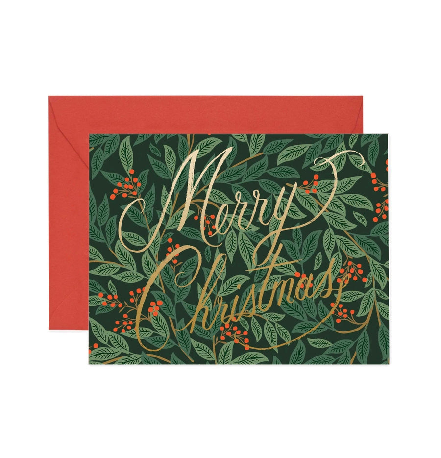 Rifle Paper Co. Card Willowberry Christmas Card