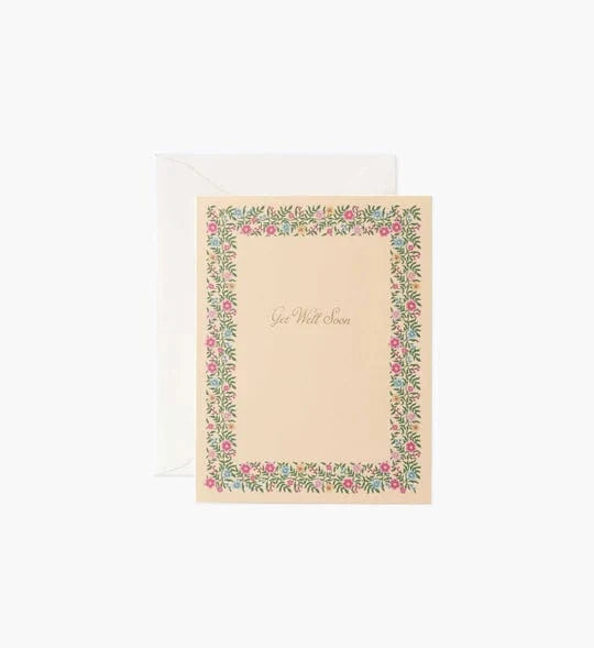Rifle Paper Co. Cards Blush Get Well Soon Card
