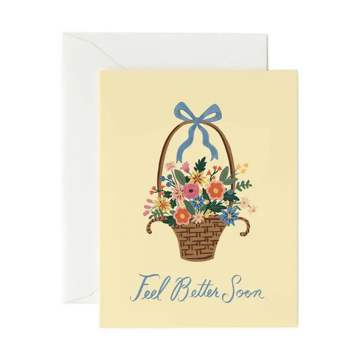 Rifle Paper Co. Cards Feel Better Basket Card