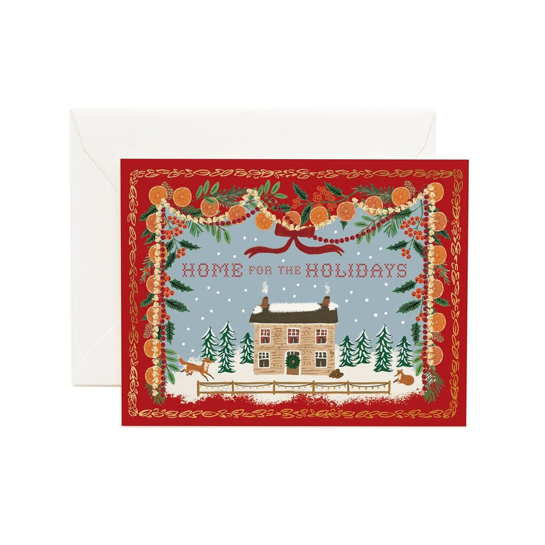 Rifle Paper Co. Cards Home for the Holidays Card