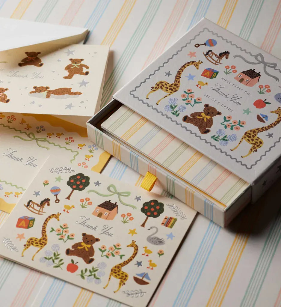 Rifle Paper Co. Cards Storybook Thank You Keepsake Card Box