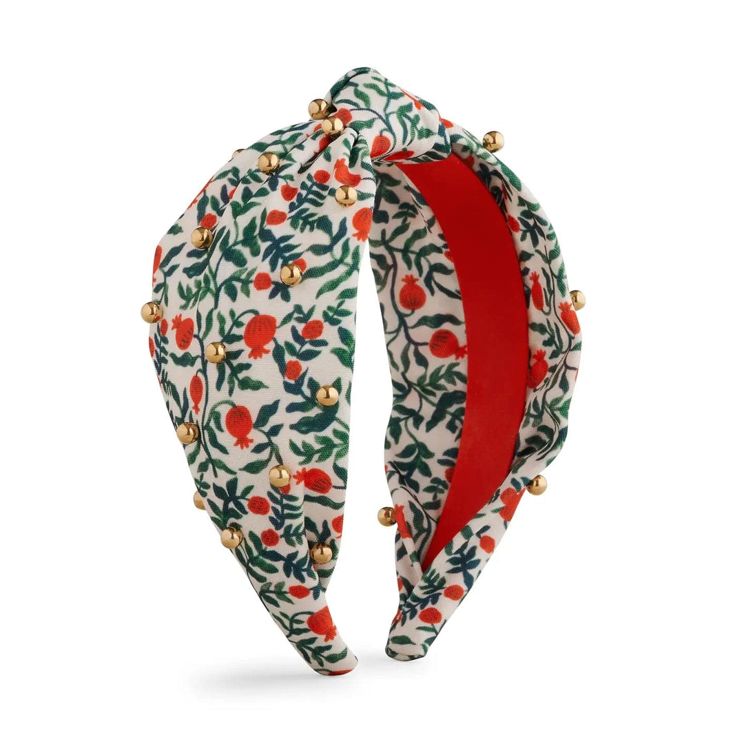 Rifle Paper Co. Christmastide Pomegranate Embellished Headband