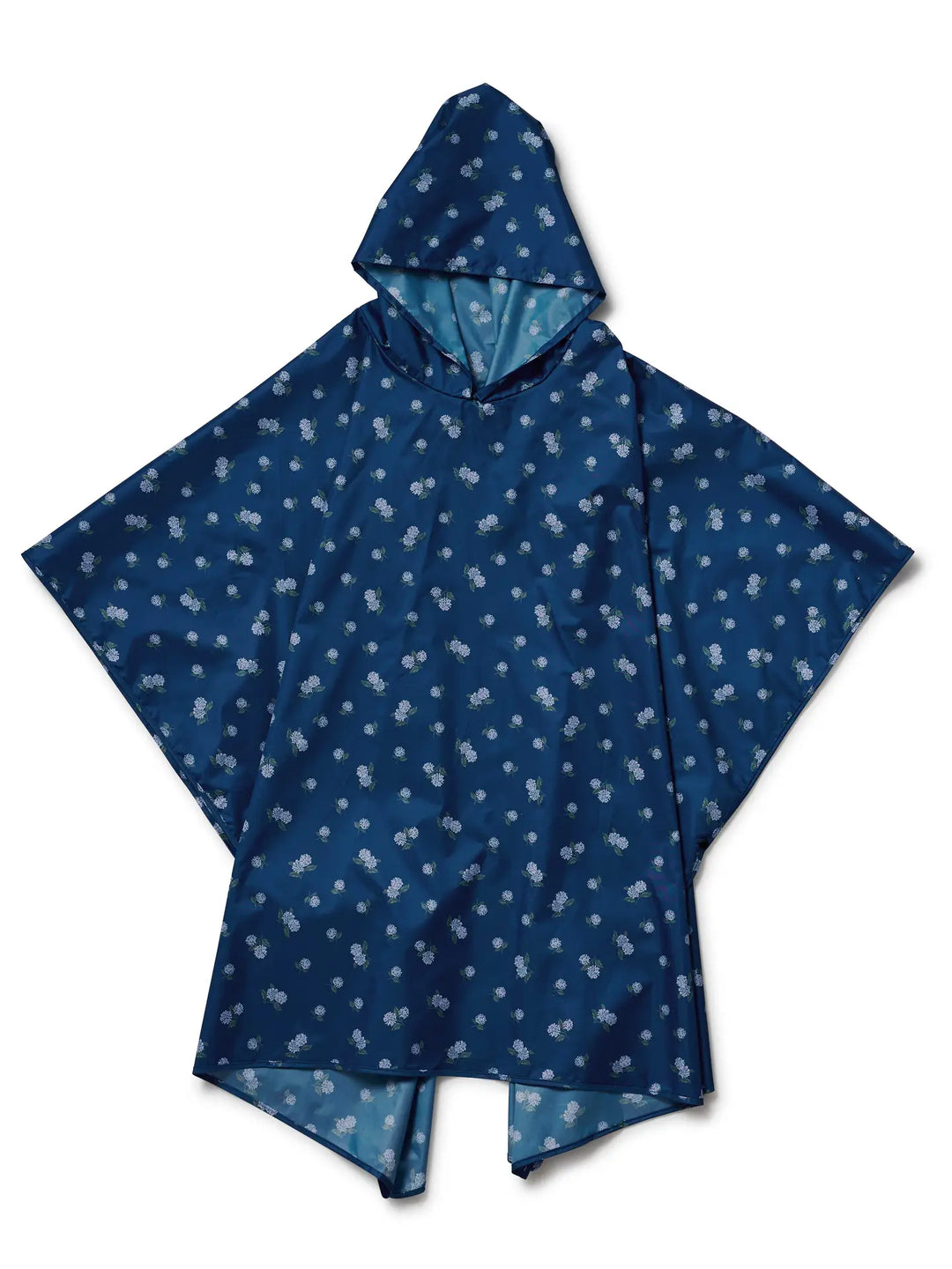 Rifle Paper Co. Fashion Ditsy Hydrangea Packable Rain Poncho