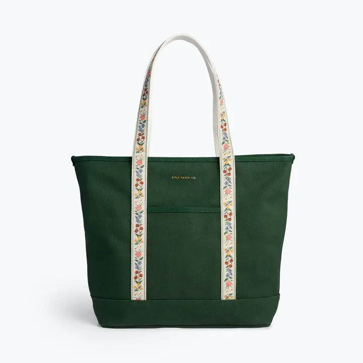 Rifle Paper Co. Fashion Garden Study Canvas Carry All