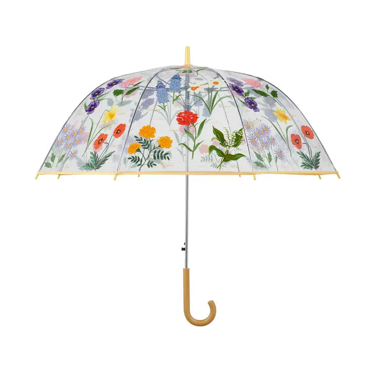 Rifle Paper Co. Fashion Garden Study Clear Umbrella