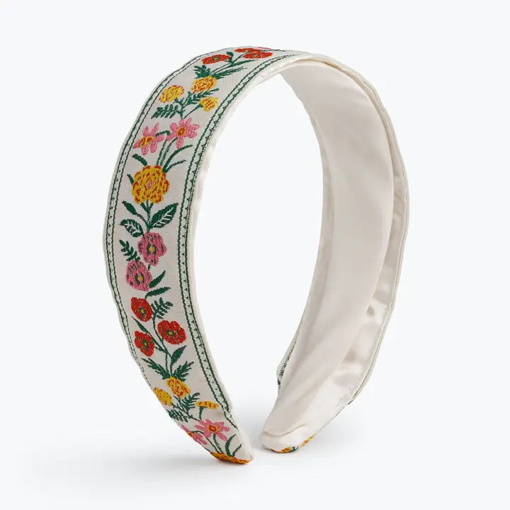 Rifle Paper Co. Fashion Garden Study Jacquard Ribbon Headband