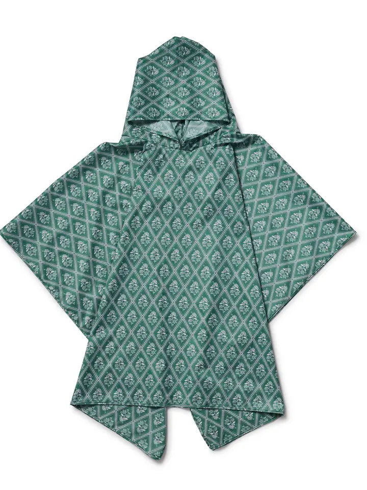 Rifle Paper Co. Fashion Rose Study Packable Rain Poncho