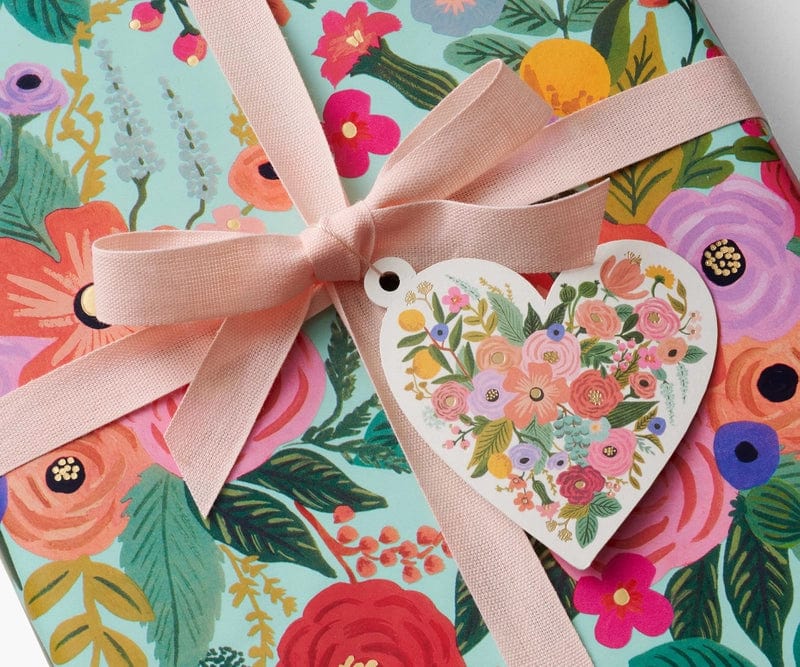 Rifle Paper Co. Gift Tag Pack of 8 Garden Party Floral Heart Gift Tags