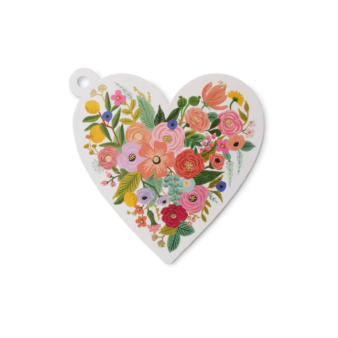Rifle Paper Co. Gift Tag Pack of 8 Garden Party Floral Heart Gift Tags