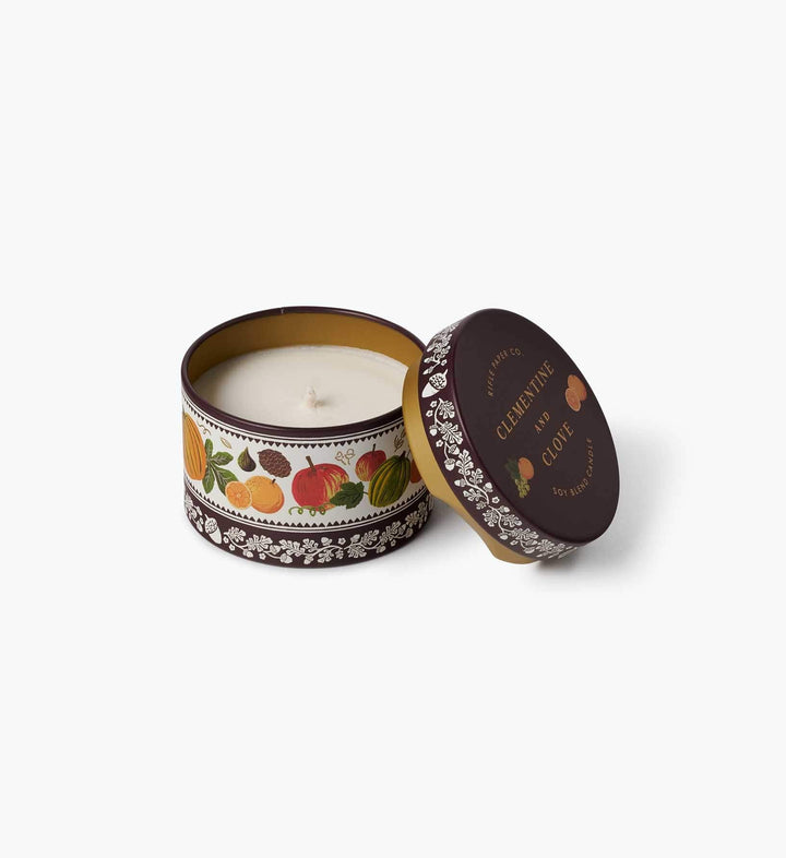 Rifle Paper Co. Gifts Clementine &amp; Clove 3 oz Tin Candle