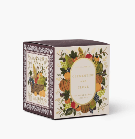 Rifle Paper Co. Gifts Clementine & Clove 9 oz Glass Candle