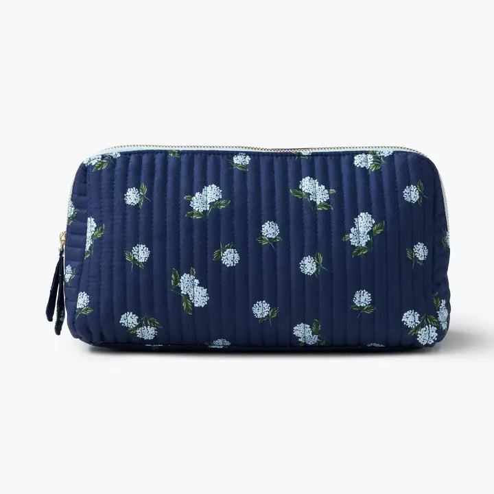 Rifle Paper Co. Gifts Ditsy Hydrangea Quilted Large Cosmetic Pouch