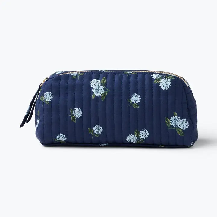 Rifle Paper Co. Gifts Ditsy Hydrangea Quilted Small Cosmetic Pouch