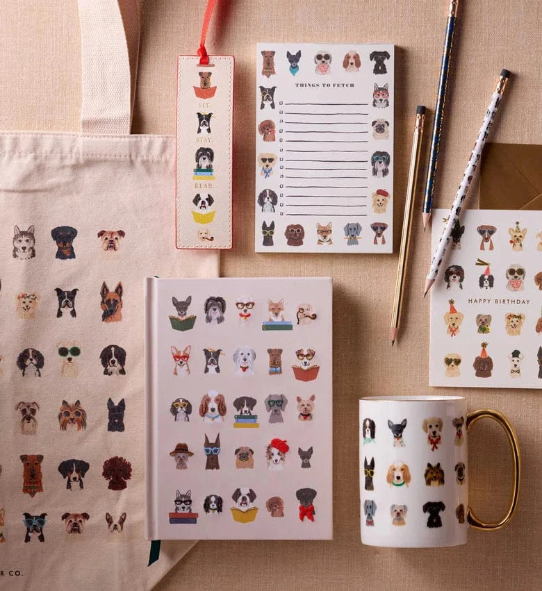 Rifle Paper Co. Gifts Studious Dogs Bookmark