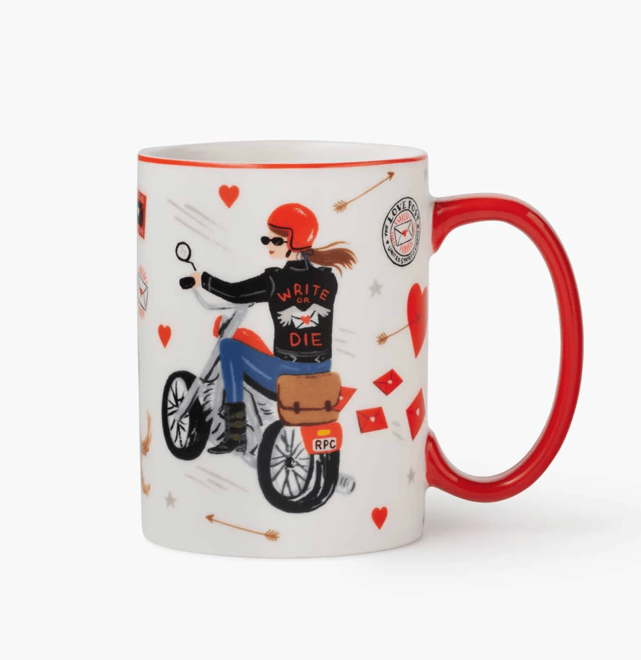Rifle Paper Co. Gifts Write or Die Porcelain Mug