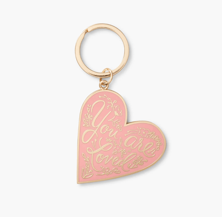 Rifle Paper Co. Gifts You are Loved Enamel Keychain