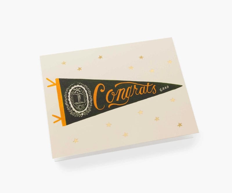Rifle Paper Co. Greeting Card Congrats Pennant Greeting Card