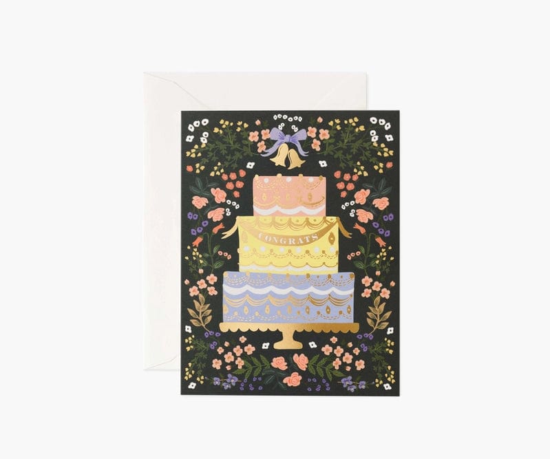 Rifle Paper Co. Greeting Card Woodland Wedding Cake Greeting Card