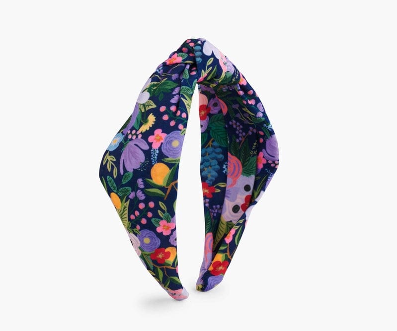 Rifle Paper Co. Headband Garden Party Violet Knotted Headband