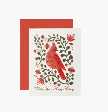 Rifle Paper Co. Holiday Cardinals Card