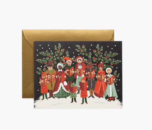 Rifle Paper Co. Holiday Christmas Carolers Card