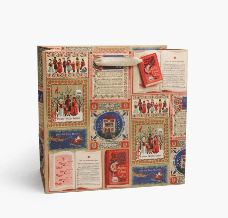 Rifle Paper Co. Holiday Christmas Carolers Gift Bag - Large