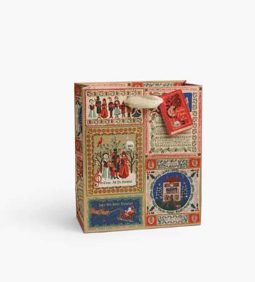 Rifle Paper Co. Holiday Christmas Carolers Gift Bag - Medium