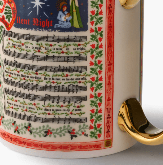 Rifle Paper Co. Holiday Christmas Carolers Porcelain Mug