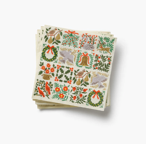 Rifle Paper Co. Holiday Christmastide Cocktail Napkins