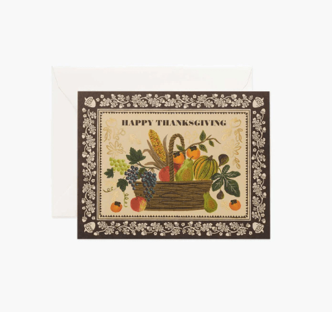 Rifle Paper Co. Holiday Harvest Thanksgiving Card